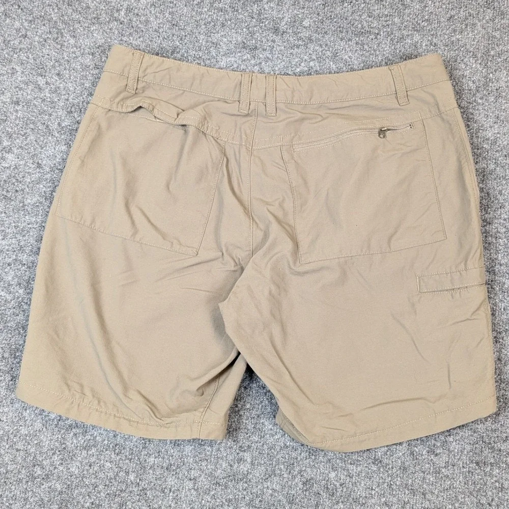 The North Face Mens Khaki Tan Ripstop Hiking Utility Shorts Mens W36